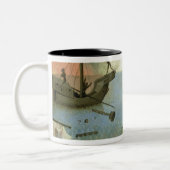 鬼が引き起こす難破 ツートーンマグカップ (左)