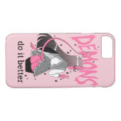 鬼それはピンクのiPhoneを7/8の場合よくします Case-Mate iPhoneケース (裏面(横))