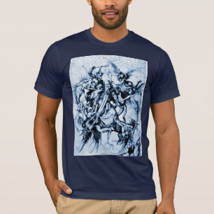 鬼によって苦しめられる Tシャツ