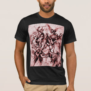 鬼によって苦しめられる Tシャツ