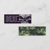 鬼のスカルの名刺 スキニー名刺 (正面/裏面)