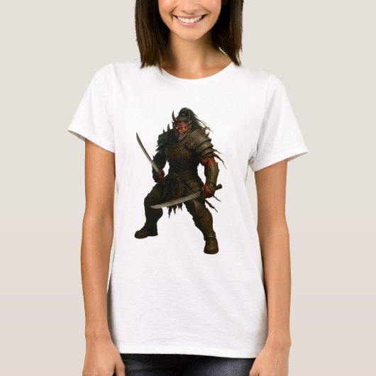 鬼の侍戦士 Tシャツ (正面)