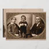 鬼の卵家族のハローウィンパーティ 招待状 (正面/裏面)