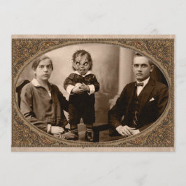 鬼の卵家族のハローウィンパーティ 招待状