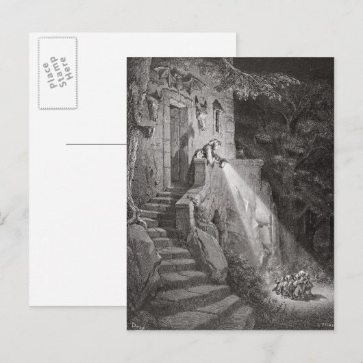 鬼の家 ポストカード (正面/裏面)