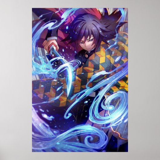 鬼の層きめすの破い義勇富岡 ポスター (正面)