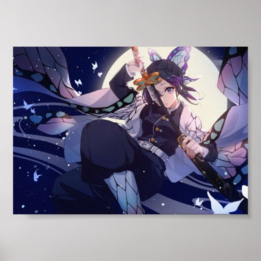 鬼の層きめつ矢場忍 ポスター (正面)