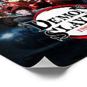 鬼の層キメツの矢場映画ムゲンTr ポスター (角)