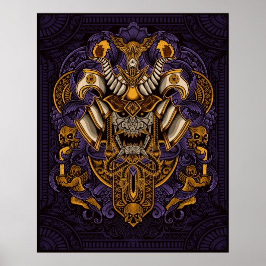 鬼の怒り ポスター (正面)