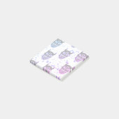 鬼の模様の文房具（水しぶき） ポストイット (アングル)