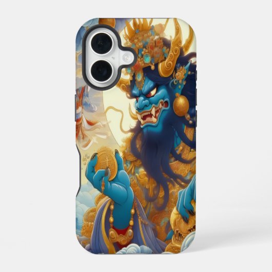 鬼の空 iPhone 16ケース (裏面)
