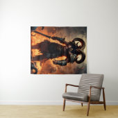 鬼の頭の怪物 タペストリー (インサイチュ(横))