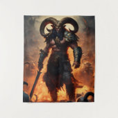 鬼の頭の怪物 タペストリー (正面)