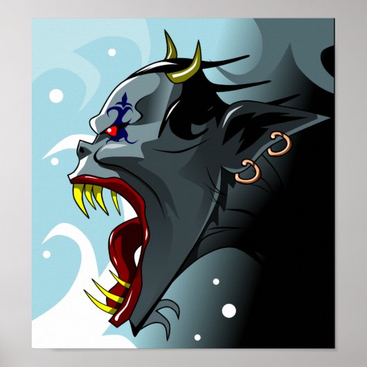 鬼の首のポスター ポスター (正面)