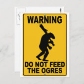 鬼は食べ物を与えない ポストカード (正面/裏面)