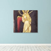 鬼を鎖につけた天使 キャンバスプリント (インサイチュ (ウッドフロア))