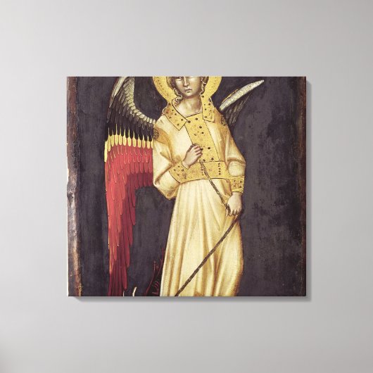 鬼を鎖につけた天使 キャンバスプリント (正面)