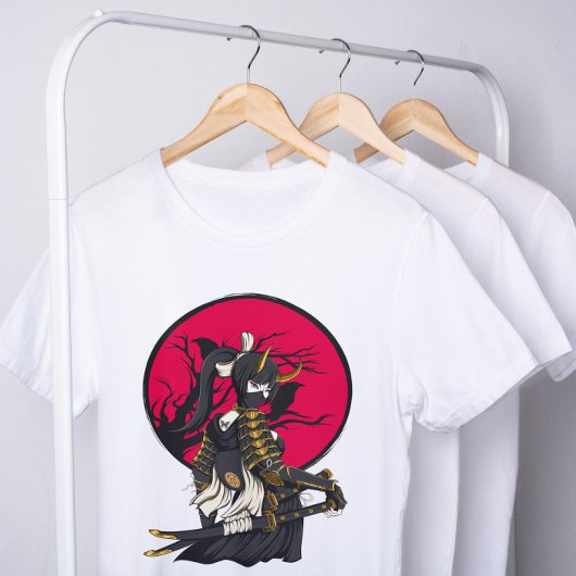 鬼ガールサムライ Tシャツ
