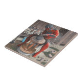 鬼回転陶器の車輪のファンタジーのセラミックタイル タイル (側面)