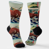 鬼怒川のバスケット魚釣りby北斎 ソックス (傾斜あり)