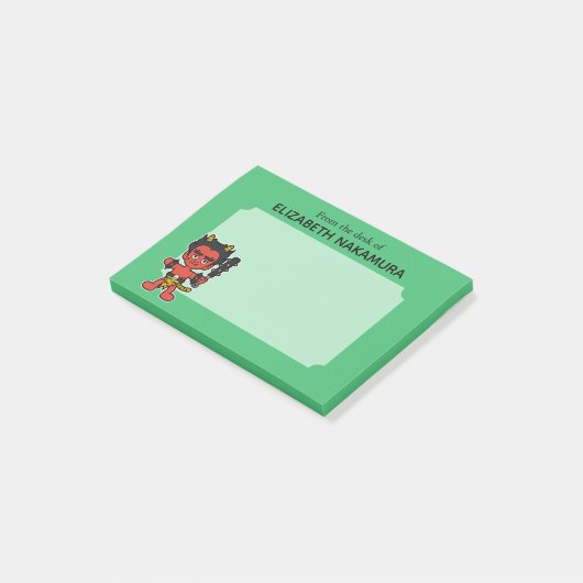 鬼日本の妖怪パーソナライズされた- ポストイット (アングル)