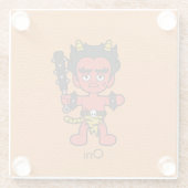 鬼日本の妖怪 ガラスコースター (裏面)