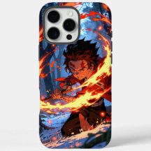 鬼滅の刃　タンジロウ　ヒノカミ　スマホケース