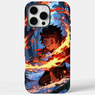 鬼滅の刃　タンジロウ　ヒノカミ　スマホケース iPhone 16 PRO MAXケース