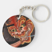 鬼王酒呑童子対源頼光 キーホルダー (裏面)