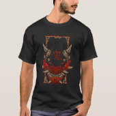 鬼般若幽霊 日本の Tシャツ (正面)