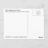 鬼若丸の鯉退治,国芳モンスターカープ、国芳、浮世絵 ポストカード (裏面)