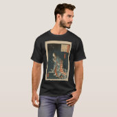 鬼若丸池の大鯉観察図Ｔ Tシャツ (正面フル)