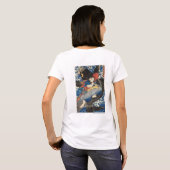 鬼若丸,国芳，鬼若丸，国芳，浮世絵 Tシャツ (裏面フル)