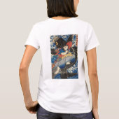 鬼若丸,国芳，鬼若丸，国芳，浮世絵 Tシャツ (裏面)