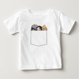 鬼退治だらけのベイビーTシャツ ベビーTシャツ