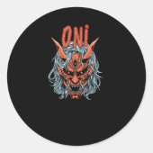 鬼面 ラウンドシール (正面)