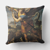 鬼1518年を圧倒するセントマイケル クッション (裏面)