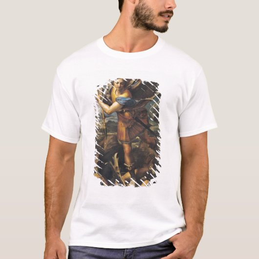 鬼1518年を圧倒するセントマイケル Tシャツ (正面)