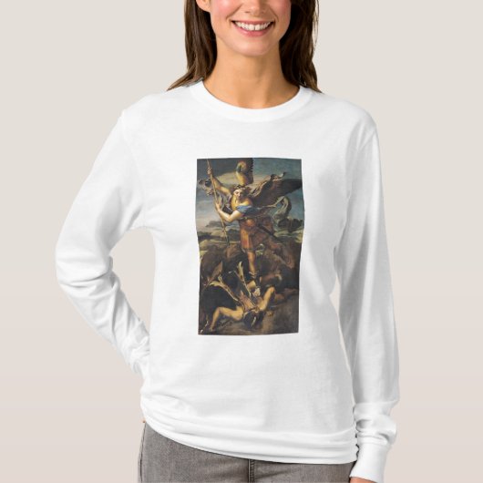 鬼1518年を圧倒するセントマイケル Tシャツ (正面)