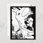 鬼 ポストカード (正面/裏面)