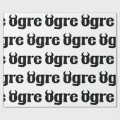 鬼 ラッピングペーパー (フラット)