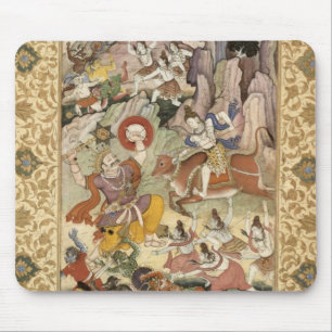 鬼Andhaka、c.1585-90を殺すShiva マウスパッド