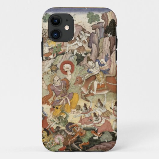 鬼Andhaka、c.1585-90を殺すShiva Case-Mate iPhoneケース (裏面)