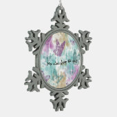 魂から湧き出る喜び スノーフレークピューターオーナメント (左)