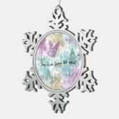 魂から湧き出る喜び スノーフレークピューターオーナメント (右)