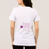 魂が燃えている トライブレンドTシャツ (裏面)