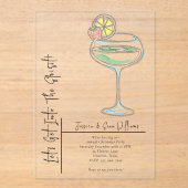 「魂に入ろう」クリスマスパーティー アクリル招待状 (正面)