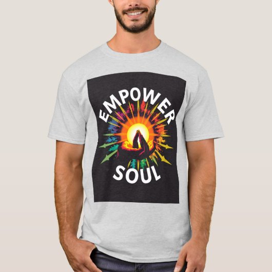 魂に力を与える Tシャツ (正面)