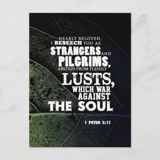 魂に対する戦争 ポストカード (正面)