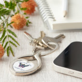 魂に満ちた蝶の効果 キーホルダー (側面)